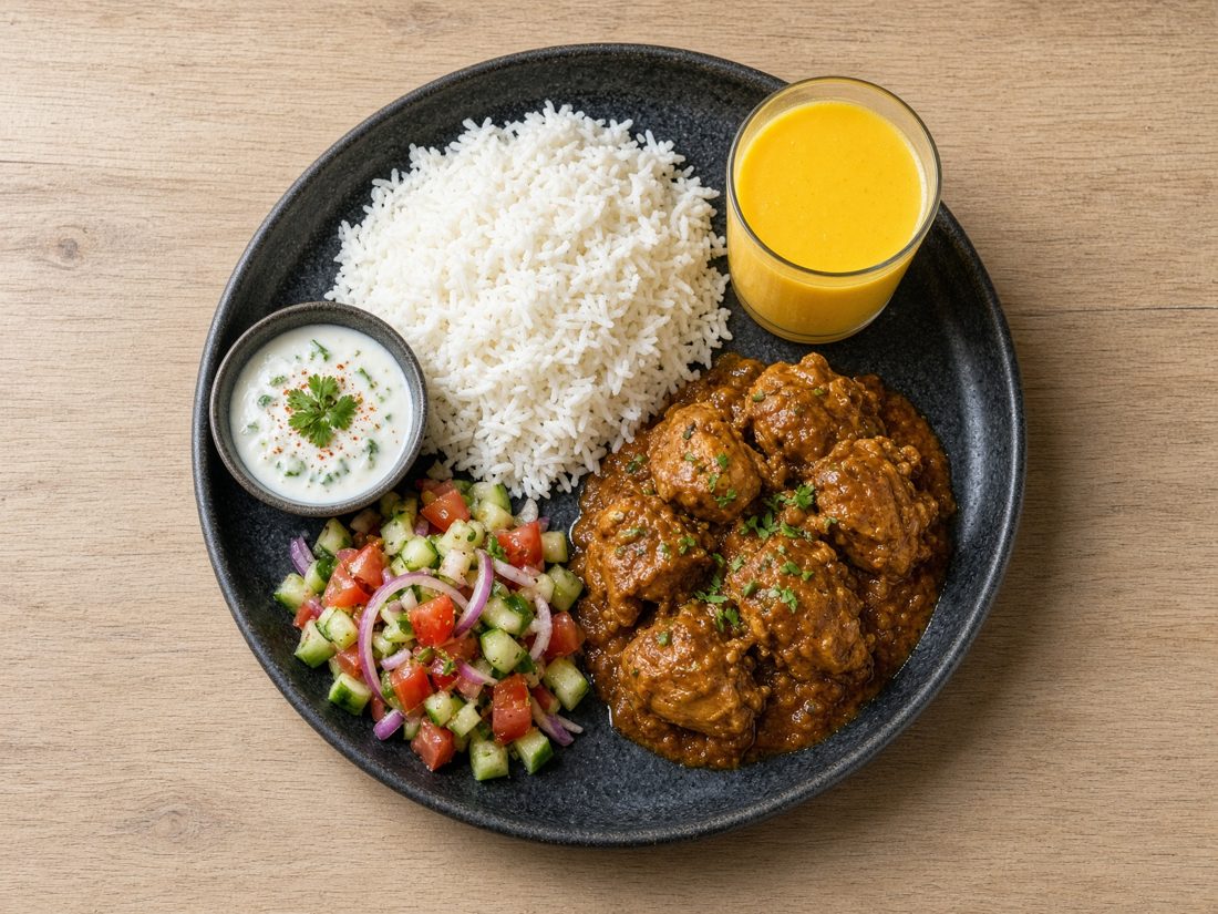 Curry and rice